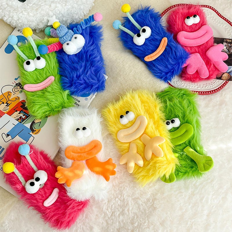 TFTSR Crazy Funny Fuzzy Silly Socks for Kids Women,Girls Fluffy Slipper Novelty Fun Socks,Boy Men Cute Cozy Soft Animal Socks - Image 5